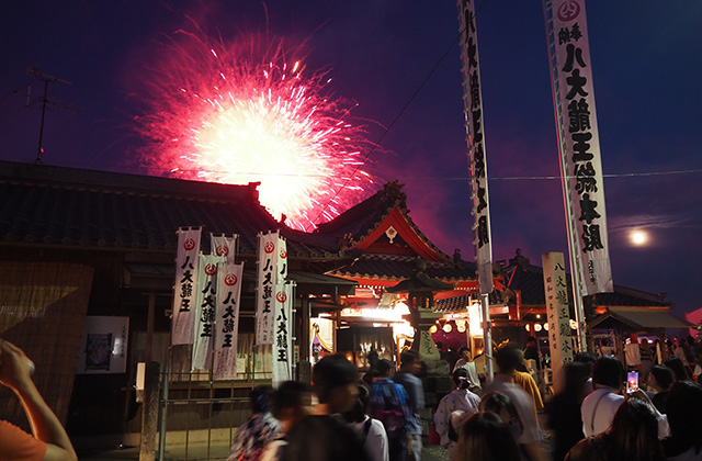 第36回おがせ池夏まつり花火大会の写真
