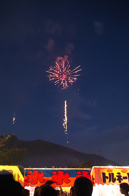 第36回おがせ池夏まつり花火大会の写真