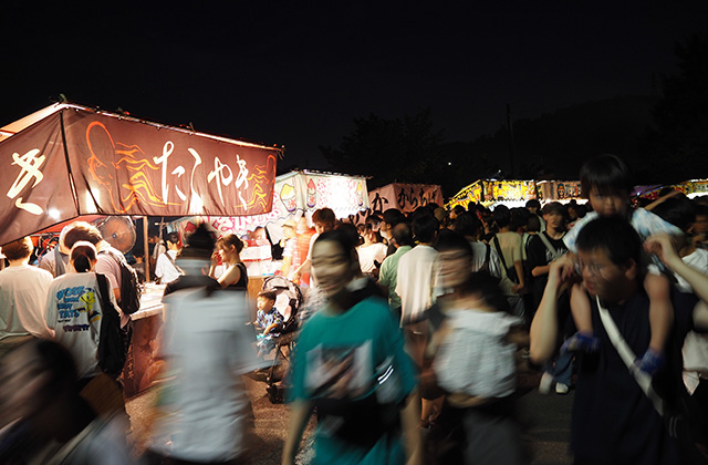 第36回おがせ池夏まつり花火大会の写真