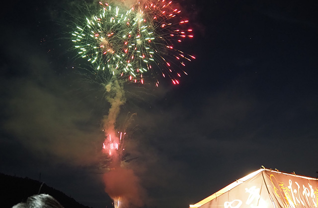 第36回おがせ池夏まつり花火大会の写真