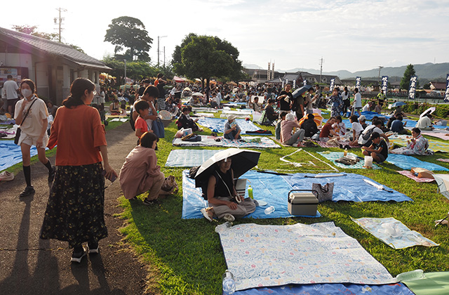 第36回おがせ池夏まつり花火大会の写真