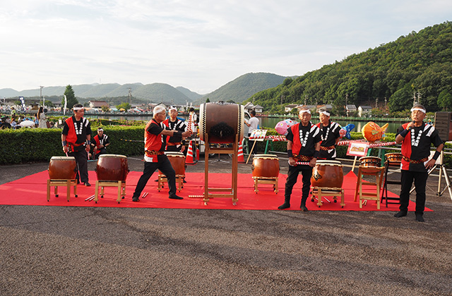 第36回おがせ池夏まつり花火大会の写真