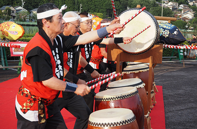 第36回おがせ池夏まつり花火大会の写真