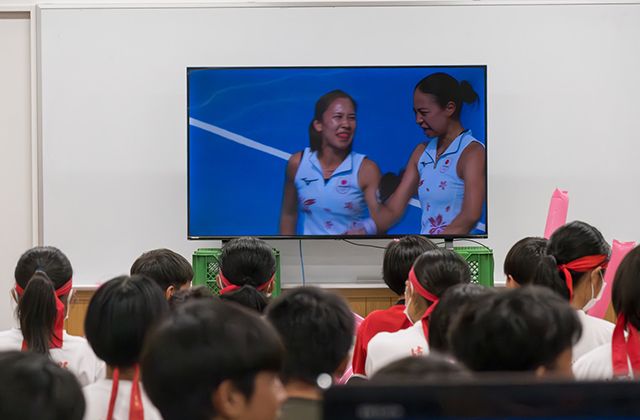 パリ五輪「ホッケーさくらジャパン」応援イベントの写真