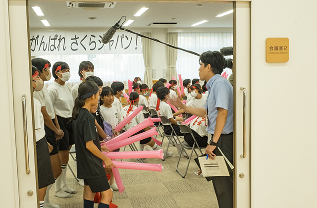 パリ五輪「ホッケーさくらジャパン」応援イベントの写真