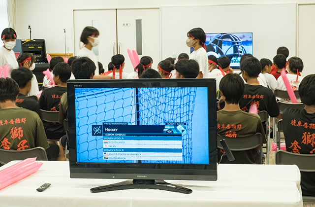 パリ五輪「ホッケーさくらジャパン」応援イベントの写真