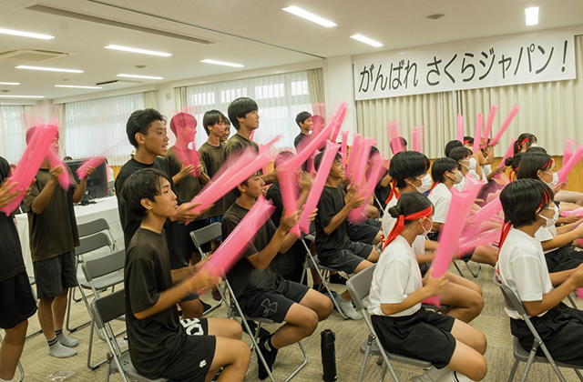 パリ五輪「ホッケーさくらジャパン」応援イベントの写真