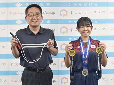 岩井さんと浅野市長
