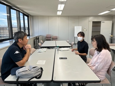 話し合いのようす