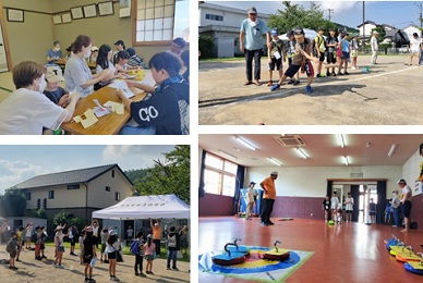 清住町夏休みふれあい大会のようす