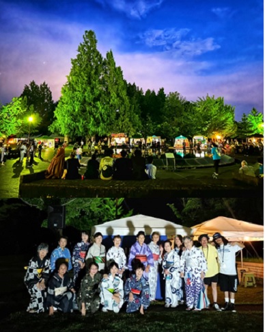 盆踊り大会様子