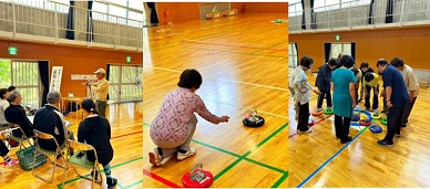 はつらつマルシェのようす