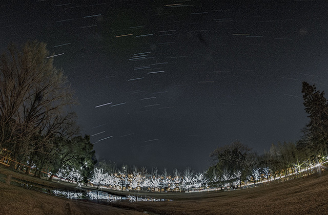 学びの森 星空の写真