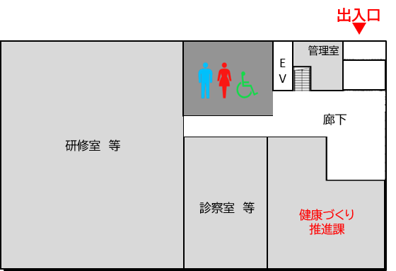 総合福祉会館フロアマップ1階