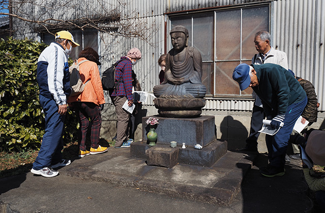 稲羽の史跡と小島三郎の写真