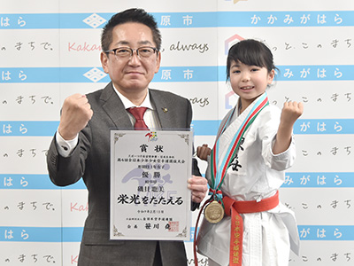 浅野市長と磯貝さん
