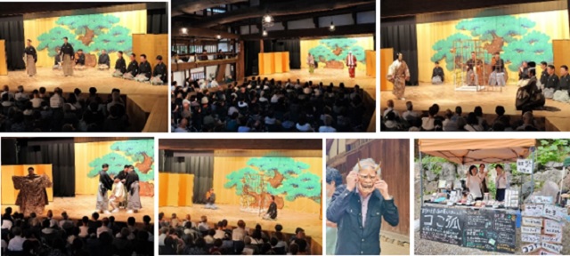 第三回各務原狂言と囃子の会のようす