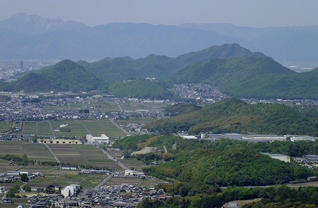 各務原アルプス（八木山北尾根）の風景の写真