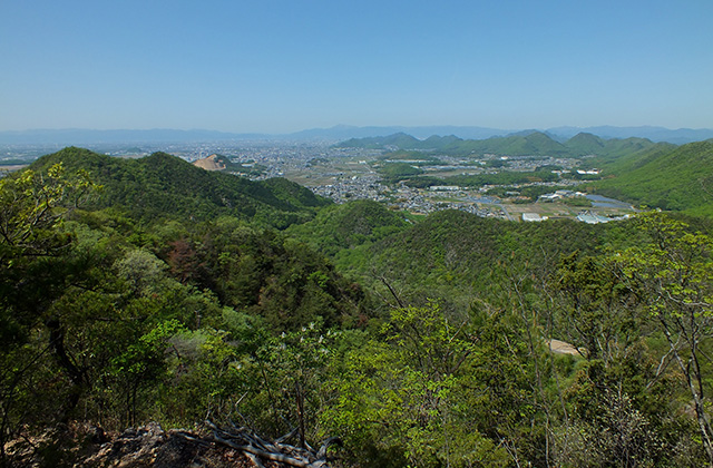 各務原アルプス（八木山北尾根）の風景の写真