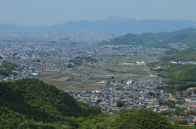 各務原アルプス（八木山北尾根）の風景の写真