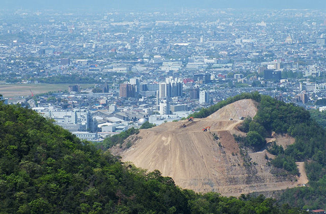 各務原アルプス（八木山北尾根）の風景の写真
