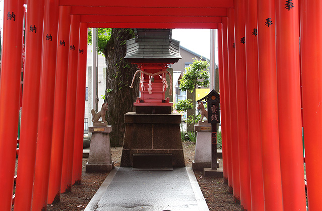 村国真墨田神社の風景の写真