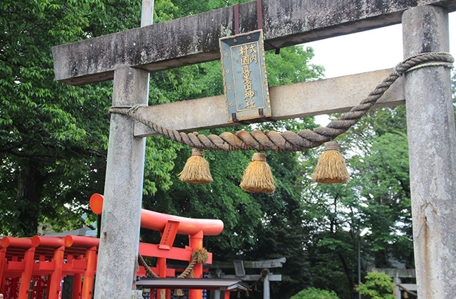 村国真墨田神社の風景の写真