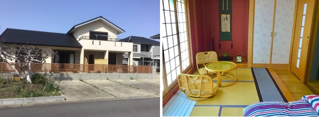おばあちゃんの家の外観、内装