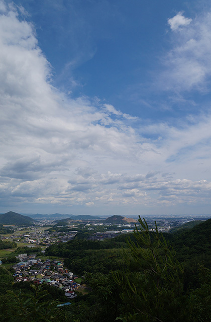 どんぐり山の景色の写真