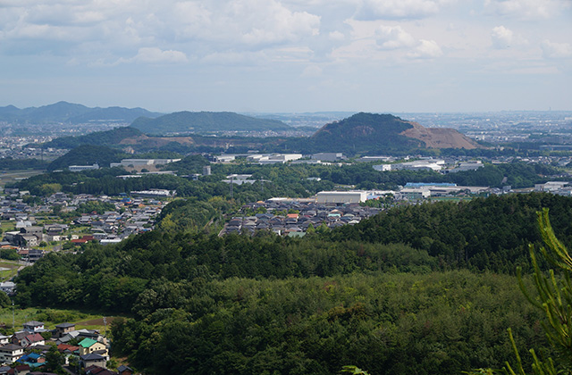 どんぐり山の景色の写真