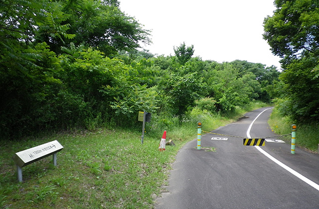 木曽川沿いのサイクリングロードの写真