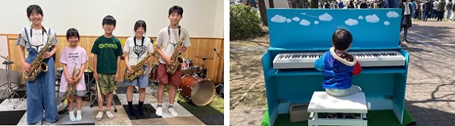 リトルバードジャズオーケストラの活動のようす