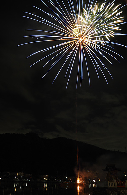 第37回おがせ池夏まつり花火大会の写真