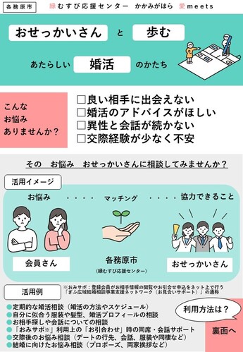 チラシ おせっかいさんはじめました