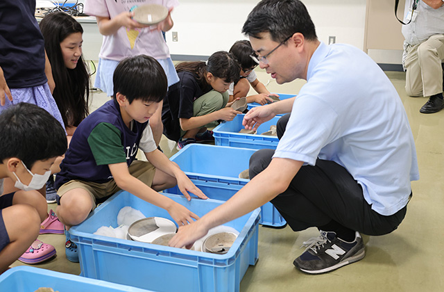 夏休みこども講座「各務原の遺跡を学ぼう」の写真