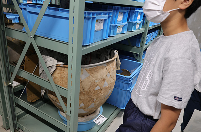 夏休みこども講座「各務原の遺跡を学ぼう」の写真