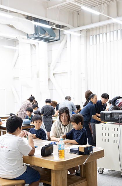 ANAグループの航空教室「整備士と学ぶプロペラのしくみ」の写真