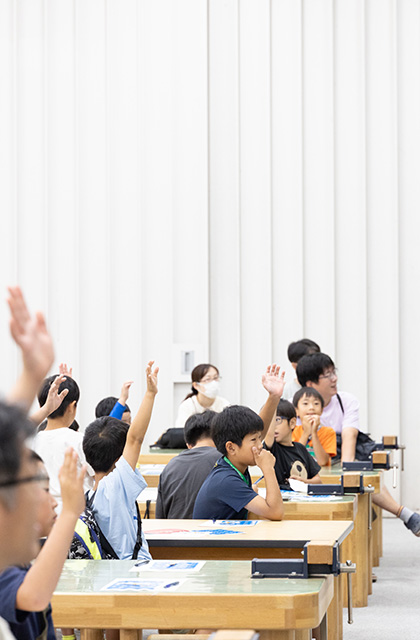 ANAグループの航空教室「整備士と学ぶプロペラのしくみ」の写真