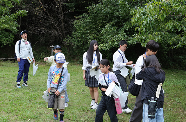 秋の公園ツアーの写真