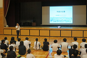 職業講話の写真