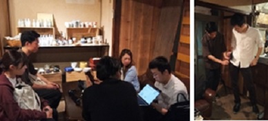 話し合いをする参加者のようす