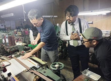 苅周株式会社 工場見学のようす