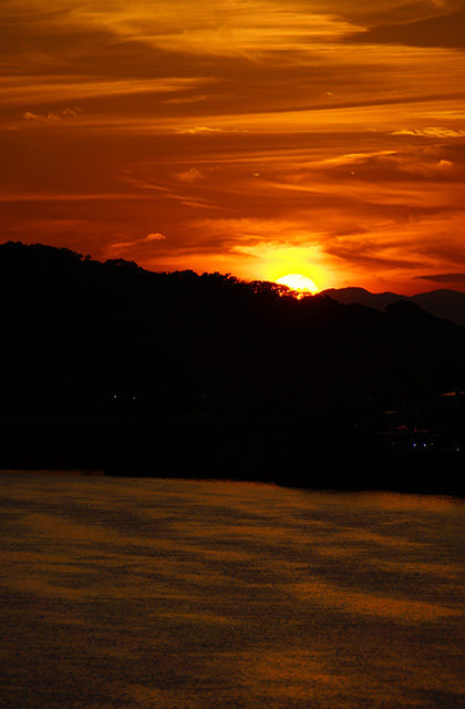 木曽川の風景の写真