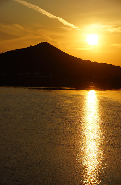 木曽川の風景の写真