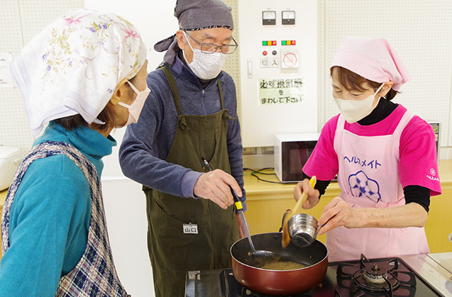 シニアからはじめるフレイル予防料理教室「麺処ふれらんち」の写真