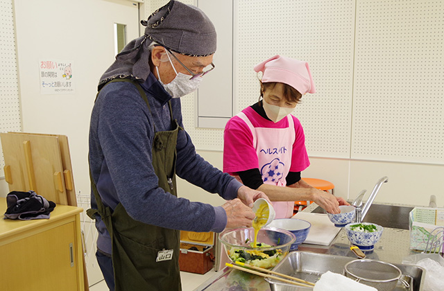 シニアからはじめるフレイル予防料理教室「麺処ふれらんち」の写真