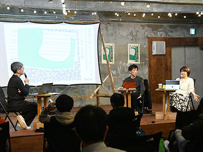 ゲストから先進事例を学ぶ様子