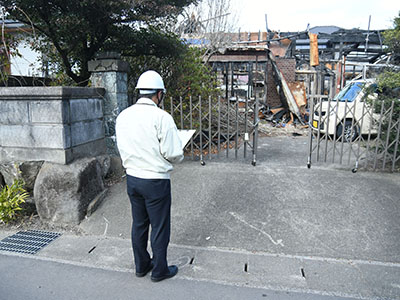 代執行宣言を行うまちづくり推進課長