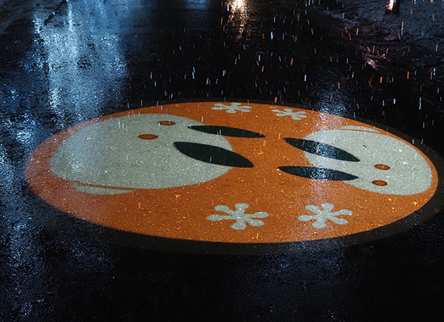 学びの森の雪景色の写真