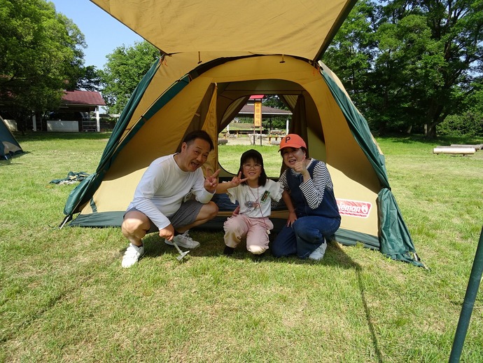 テント、完成！